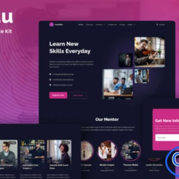 LearnEdu – Education & Online Learning Elementor Template Kit LearnEdu is a modern Elementor Template Kit designed for educational institutions, online learning platforms, and training centers. Perfect for businesses and organizations that want to showcase courses, services, and educational programs professionally.