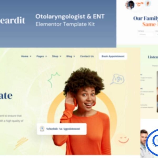 HeardIt – Otolaryngologist & ENT Elementor Pro Template Kit HeardIt is a professionally designed Elementor Pro Template Kit created specifically for otolaryngologists, ENT specialists, audiologists, and ear, nose, and throat medical clinics. Featuring a clean, modern, and trustworthy design, this kit helps you build a fully functional medical website without writing any code.