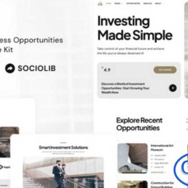Investa – Investment & Business Opportunities Elementor Template Kit Investa is a modern and highly professional Elementor Template Kit crafted for creating investment and business opportunity websites with ease. Designed for finance firms, consulting agencies, asset management companies, capital funding services, and business opportunity platforms, this kit offers a refined and trustworthy look.