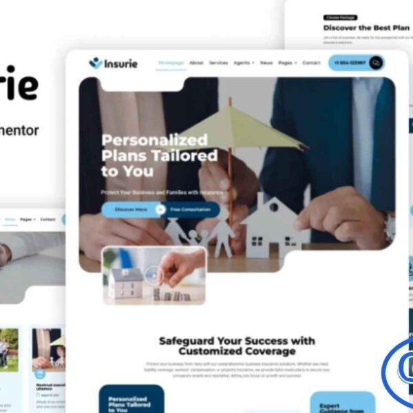 Insurie – Insurance Business Elementor Template Kit Insurie is a professionally crafted Elementor Template Kit designed for insurance companies, finance firms, marketing agencies, and multipurpose business websites. Built with a pixel-perfect layout, this template ensures your website looks polished, flexible, and highly customizable. Its clean structure and modern design allow you to create a professional online presence with ease.