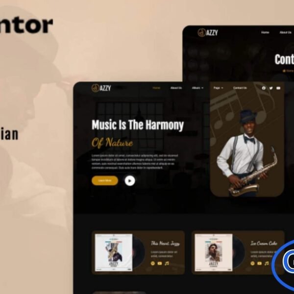 Jazzy – Music Band & Musician Elementor Template Kit Jazzy is a dynamic and modern Elementor Template Kit designed for musicians, bands, music artists, performers, and creative talent looking to build a powerful online presence. Built entirely with free Elementor elements, this kit allows you to customize every section effortlessly without additional costs.
