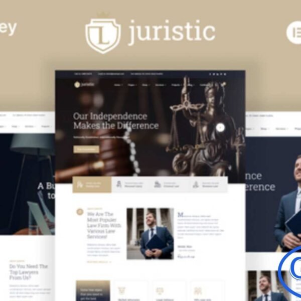 Juristic – Lawyer, Attorney & Law Firm Elementor Template Kit Juristic is a professional and modern Elementor Template Kit designed specifically for lawyers, attorneys, and law firms. Built with Elementor Page Builder, this kit allows you to create a polished and fully functional legal website effortlessly.