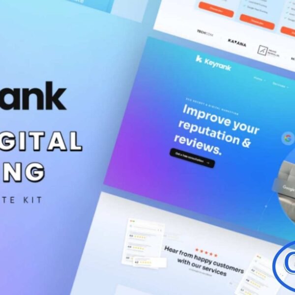 Keyrank – SEO & Digital Marketing Agency Elementor Template Kit Keyrank is a modern and professional Elementor Template Kit designed for SEO agencies, digital marketing firms, and online marketing consultants. With clean and visually appealing layouts, Keyrank helps you showcase services, client portfolios, case studies, and marketing expertise effectively.