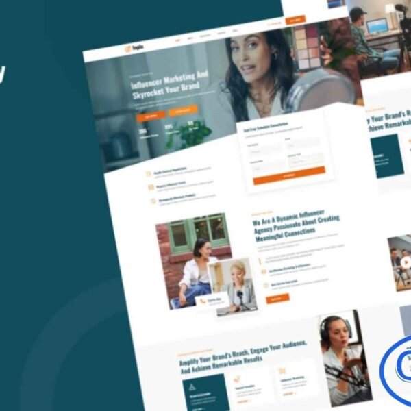 Inplu – Influencer Agency & Marketing Elementor Template Kit Inplu is a modern and professional Elementor Template Kit designed for influencer agencies, marketing firms, and social media professionals. With clean and visually appealing layouts, Inplu helps you showcase influencer profiles, campaigns, client portfolios, and services effectively.