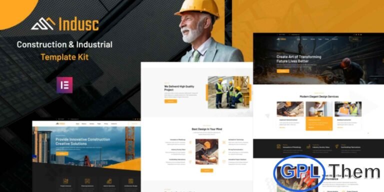 Indusc – Construction & Industrial Elementor Template Kit Indusc is a professional Construction & Industrial Elementor Template Kit designed to help you build a powerful business website quickly and effortlessly. Crafted for construction companies, industrial services, engineering firms, and related industries, this kit delivers a clean, modern, and fully responsive design. Optimized for the free Hello Elementor theme, Indusc also works seamlessly with most Elementor-compatible themes.