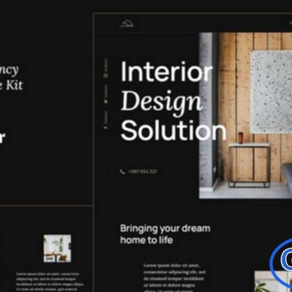 Indoor – Dark Interior Design & Architecture Agency Elementor Template Kit Indoor is a premium, dark-themed Elementor Template Kit crafted for Interior Design studios, Architecture Agencies, and modern Furniture service businesses. With its sleek, contemporary aesthetic, this kit helps you build a visually striking website that stands out from the crowd. Designed to work seamlessly with the Elementor Page Builder, Indoor lets you customize every detail effortlessly—no coding required.