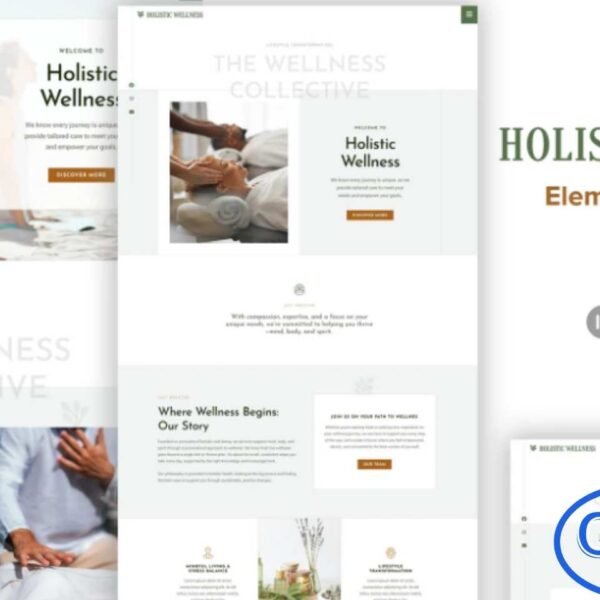 Holistic Wellness – Alternative Health Elementor Template Kit Holistic Wellness is a modern and professional Elementor Template Kit crafted for holistic health practitioners, yoga studios, wellness coaches, and alternative health services. Designed for effortless website creation with Elementor, this kit allows you to build a visually appealing and fully functional WordPress website without any coding.