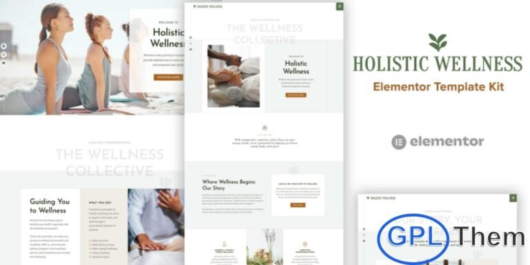 Holistic Wellness – Alternative Health Elementor Template Kit Holistic Wellness is a modern and professional Elementor Template Kit crafted for holistic health practitioners, yoga studios, wellness coaches, and alternative health services. Designed for effortless website creation with Elementor, this kit allows you to build a visually appealing and fully functional WordPress website without any coding.