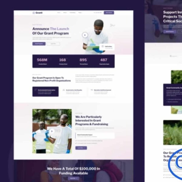 Grant & Fundraising – Elementor Template Kit Grant & Fundraising is a professionally designed Elementor Template Kit created to help you build a clean, modern, and impactful fundraising or grant-related website with ease. Built to work seamlessly with the free version of Elementor, this template kit offers a polished layout that looks great across all devices.