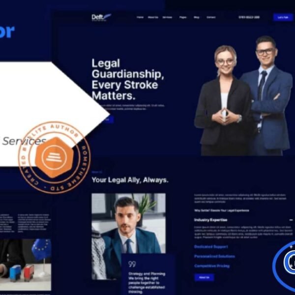 Deft – Notary Public & Legal Services Elementor Template Kit Deft is a professional and modern Elementor Template Kit designed specifically for Notary Public and Legal Services websites on WordPress. It helps notaries, legal consultants, law offices, and documentation service providers create a trustworthy and polished online presence with ease.