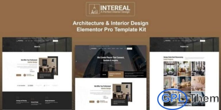 Decore – Architecture & Interior Design Elementor Pro Template Kit Decore is a refined and modern Elementor Pro Template Kit crafted for architecture firms, interior designers, creative studios, and design agencies. It features elegant layouts that highlight portfolios, projects, and services with a clean, professional aesthetic. Built with a responsive framework, Decore ensures your website looks stunning on desktops, tablets, and mobile devices.