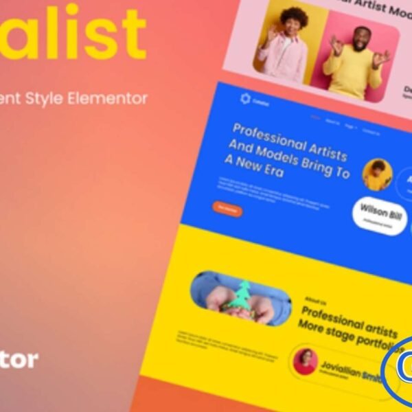 Catalist – Artist Management Elementor Template Kit Catalist is a professional Elementor Template Kit designed for artist management agencies, talent managers, and creative professionals looking to build a compelling online presence. Ideal for showcasing artists, portfolios, events, and services, this template kit helps you create a modern, professional website quickly and efficiently.