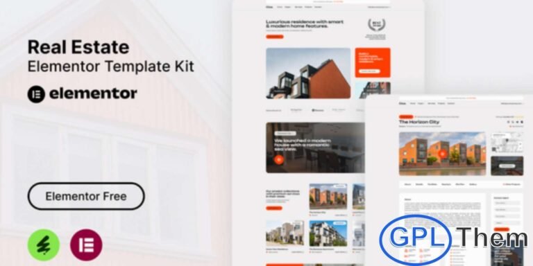 Cloe – Real Estate Elementor Template Kit Cloe is a modern and SEO-friendly Elementor Template Kit designed to help you build a professional real estate website with ease. Crafted with a clean layout and fully responsive design, Cloe is ideal for real estate agents, property agencies, property developers, and housing consultants.