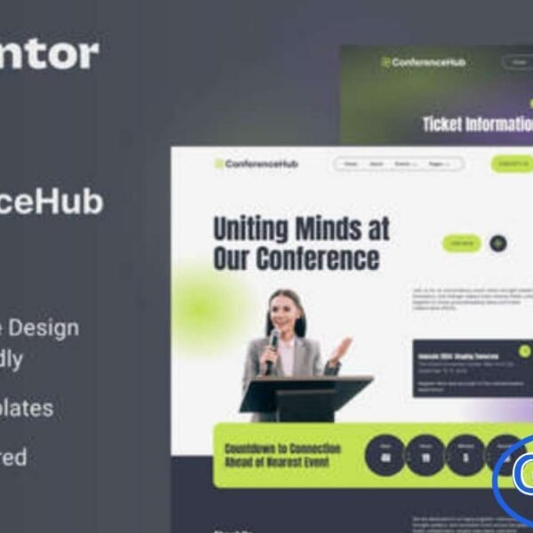 ConferenceHub – Professional Event Elementor Template Kit ConferenceHub is a powerful and professional Elementor Template Kit designed to build a strong online presence for conferences, seminars, summits, and corporate events. This template kit allows event organizers to quickly create a polished and informative website using the Elementor Page Builder, with no coding required.