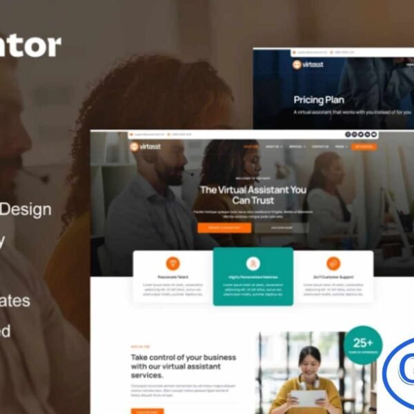 Virtasst – Virtual Assistant Service Elementor Template Kit Virtasst is a modern and versatile Elementor Template Kit designed for virtual assistant services and remote business solutions. With 12+ pre-built templates featuring a clean, contemporary design, this kit allows you to quickly create a professional online presence. It’s ideal for virtual assistant services, consultants, call centers, corporate secretaries, and other remote service businesses.