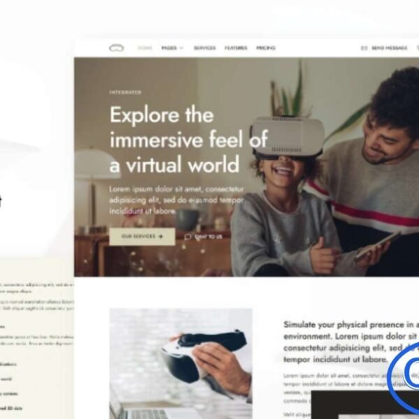 Virmax – Virtual Reality Services Elementor Template Kit Virmax is a modern and professional Elementor Template Kit designed for Virtual Reality service websites. With a clean, contemporary layout and fully responsive design, it’s perfect for VR companies, tech startups, and immersive experience providers.