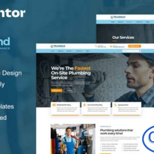 Plumbend – Plumbing Service Elementor Template Kit Plumbend is a modern and professional Elementor Template Kit designed for plumbing services, repair businesses, and home maintenance companies. With a clean, simple, and service-focused layout, Plumbend is ideal for showcasing plumbing, handyman, painting, cleaning, or general home repair services.