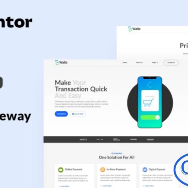 Walla – Payment Gateway Elementor Template Kit Walla is a modern and user-friendly Elementor Template Kit designed to help you build a professional Payment Gateway Service website with ease. Built using the free version of Elementor, this kit is perfect for businesses offering online payments, digital transactions, fintech services, and secure payment solutions—no premium plugins required.