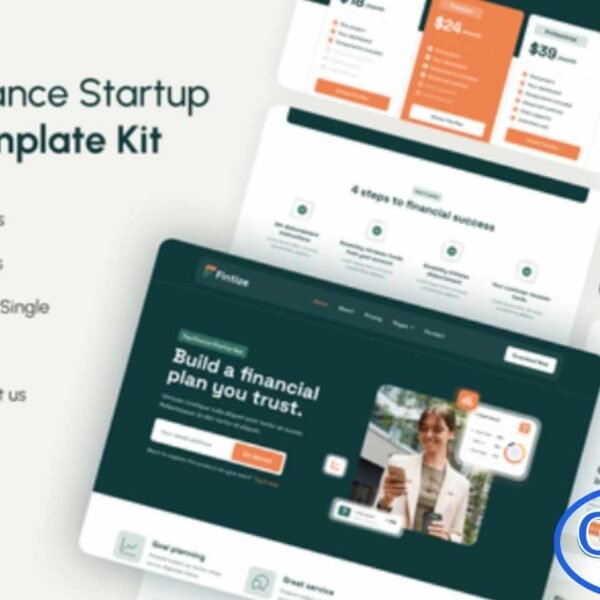 Fintize – Business & Finance Startup Elementor Template Kit Fintize is a professional Elementor Full Site Kit designed for finance startups, business consulting firms, investment companies, and financial service providers. With a modern and polished design, this kit provides a complete, ready-to-launch website for showcasing services, team members, portfolios, and client solutions.