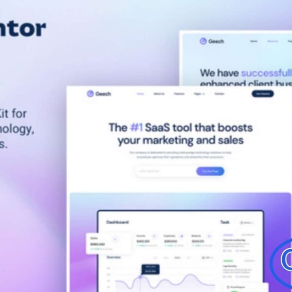 Geech – SaaS & Tech Startup Company Elementor Template Kit Geech is a sleek, modern Elementor Template Kit crafted specifically for SaaS platforms, tech startups, software companies, and IT service providers. Designed to help you build a high-impact digital presence, this kit delivers clean layouts that highlight your products, apps, and cloud-based solutions with clarity and style.
