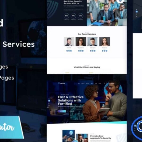 Fortified – Cyber Security Services Elementor Template Kit Fortified is a modern and professional Elementor Template Kit designed specifically for cybersecurity companies, IT security services, and digital protection agencies. With a cutting-edge design and user-friendly layout, Fortified allows you to showcase your security solutions, services, and expertise with clarity and professionalism.
