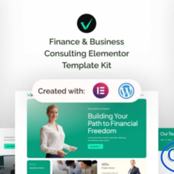Vynance – Finance & Business Consulting Elementor Template Kit Vynance is a professionally designed Elementor Template Kit created specifically for finance, business consulting, and corporate service websites. Built exclusively for WordPress using free plugins, this template kit allows financial advisors, business consultants, and corporate professionals to establish a strong and polished online presence without any complex development work.