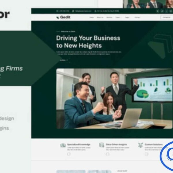 Gedit – Management Consulting Firms Elementor Template Kit Gedit is a professionally designed Elementor Template Kit tailored for management consulting firms and business advisory services. Ideal for strategy consultants, financial advisors, HR consulting firms, IT and technology consultants, and marketing or branding agencies, this kit provides everything you need to build a credible and modern online presence.