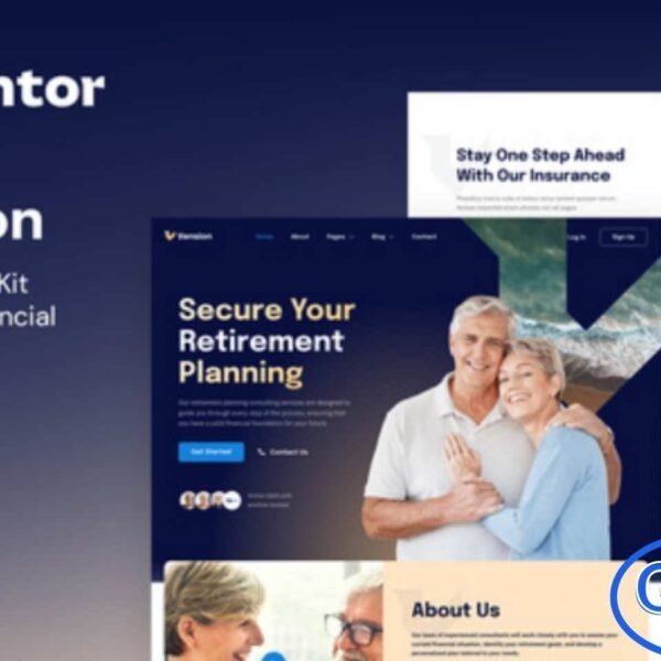 Vension – Retirement Planning Consulting Elementor Template Kit Vension is a sleek and modern Elementor Template Kit crafted for finance professionals, including retirement planners, financial consultants, investment advisors, insurance agencies, and other wealth management businesses. This template kit helps you build a professional, trustworthy, and polished WordPress-based website that reflects your expertise and credibility.