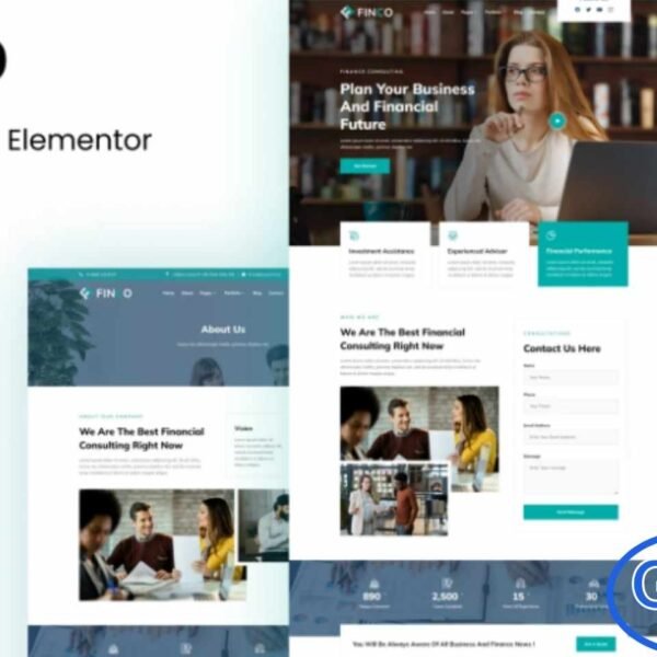 Finco – Financial Consulting Elementor Template Kit Finco is a sleek and modern Elementor Template Kit designed exclusively for Financial Services, Finance Companies, Financial Advisors, Accounting Services, and Consulting Businesses. Built with a clean and professional layout, this template kit ensures a polished online presence that builds trust and credibility.