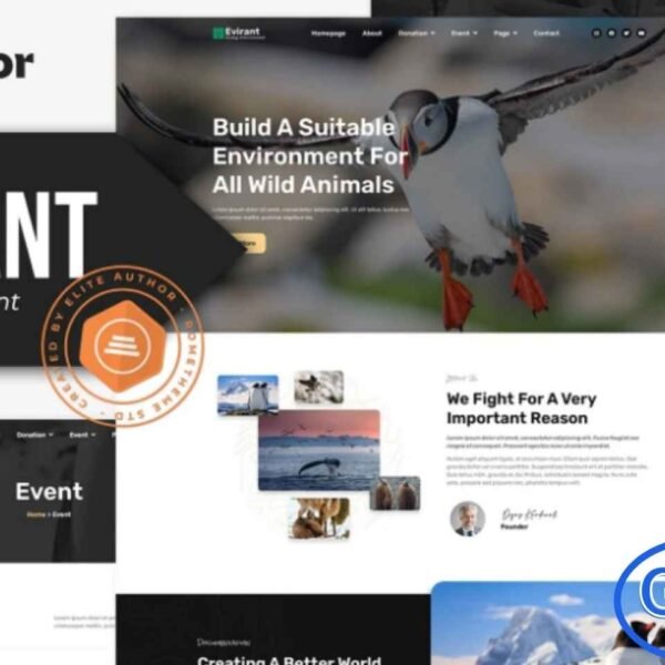 Envirant – Ecology & Environment Elementor Pro Template Kit Envirant is a beautifully designed Elementor Pro Template Kit created for ecology, environmental protection, fundraising, and sustainability-focused organizations. Featuring 14 fully responsive, pre-built templates, this kit offers a clean, minimalist layout that helps you present your environmental initiatives with clarity and impact.