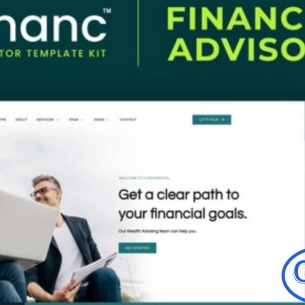 Financ – Financial Advisor Elementor Template Kit Financ is a modern, clean, and professionally designed Elementor Template Kit built for Financial Advisors and related financial services. With its fully responsive and retina-ready layout, Financ allows you to create a polished WordPress website without writing a single line of code.