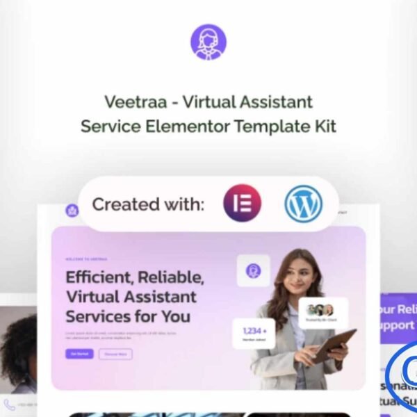 Veetraa – Virtual Assistant Service Elementor Template Kit Veetraa is a modern and comprehensive Elementor Template Kit crafted specifically for virtual assistants, freelance service providers, and remote support agencies. Designed exclusively for WordPress, it allows you to build a professional online presence effortlessly using free plugins—no coding or technical setup required.