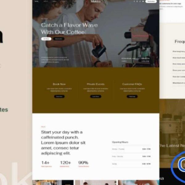 Mokka – Coffee Shop & Café Elementor Template Kit Mokka is a beautifully crafted Elementor Template Kit designed specifically for coffee shops, cafés, coffee houses, baristas, and coffee production businesses. Featuring a clean, modern, and inviting design, Mokka allows you to showcase menus, specialty brews, services, and brand stories with ease.