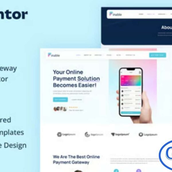 Finable – Online Payment Gateway & Fintech Elementor Template Kit Finable is a premium Elementor Template Kit designed to help you build a modern and professional financial website with ease. Perfect for online payment gateways, fintech startups, and digital finance platforms, this kit delivers sleek layouts and a smooth user experience tailored for today’s fast-growing financial sector.