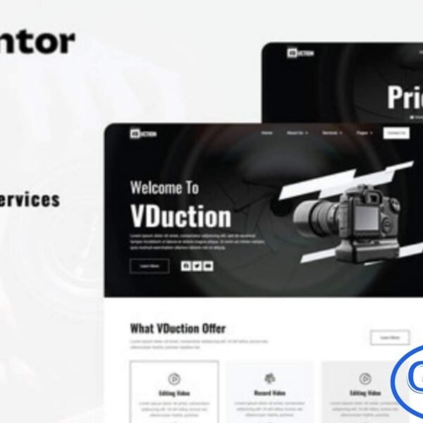 VDuction – Video Production Service Elementor Template Kit VDuction is a modern Elementor Template Kit designed for video production businesses, including home studios, film production, music video projects, and professional video agencies. Featuring a fully responsive layout and clean, modern design, this kit allows you to showcase your projects, services, and portfolio with style.