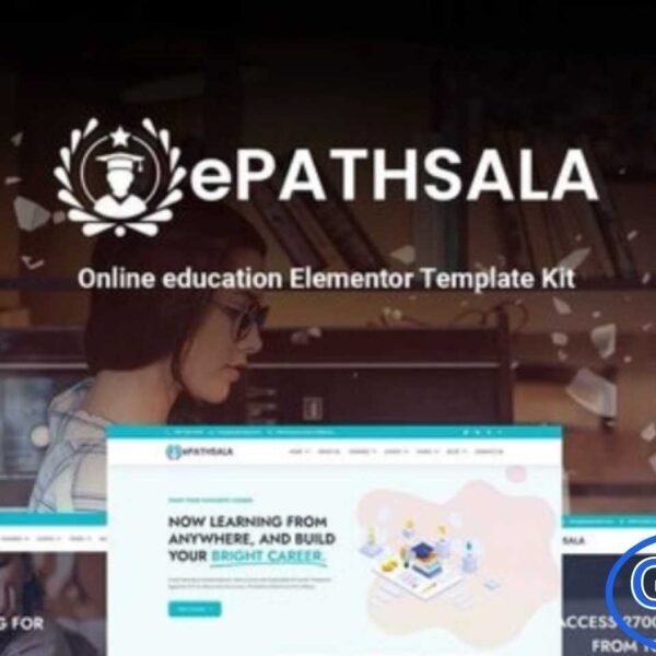 ePathsala – Online Education Elementor Template Kit ePathsala is a modern and user-friendly Elementor Template Kit designed for online education platforms, LMS websites, e-learning courses, schools, training centers, and academic institutions. Built with a clean and intuitive layout, this kit makes it easy to create a fully functional education website in just a few clicks.