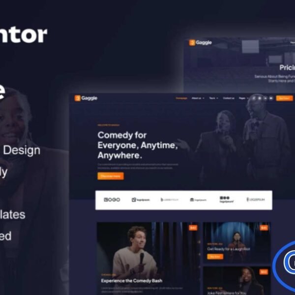 Gaggle – Comedian & Entertainment Show Elementor Pro Template Kit Gaggle is a premium Elementor Pro Template Kit designed to help comedians, performers, and entertainment brands build a modern and visually engaging website with ease. This kit features a clean, stylish, and professionally crafted layout that perfectly suits stand-up comedians, comedy clubs, entertainers, magicians, illusionists, circus performers, and other show-based services.