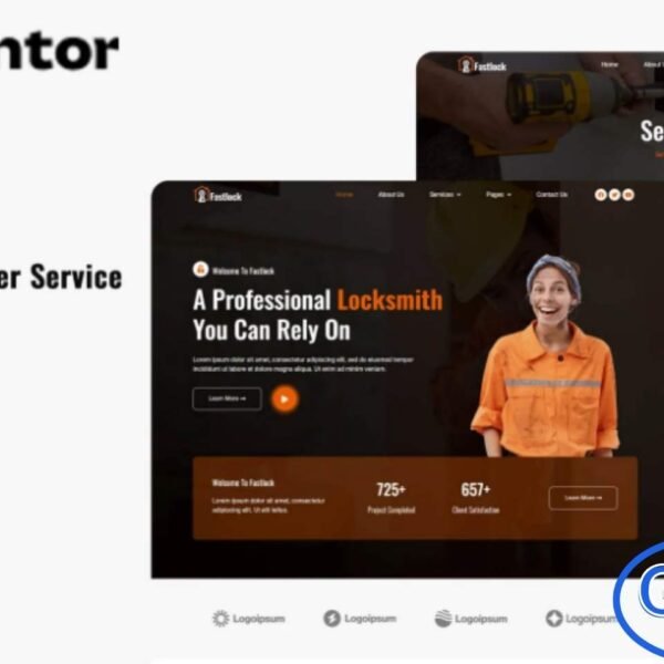 Fastlock – Locksmith & Key Maker Service Elementor Template Kit Fastlock is a complete Elementor Template Kit designed to help locksmiths and key maker service providers build a professional and high-performing WordPress website with ease. Featuring a clean, modern, and trustworthy design, this full site kit delivers a polished online presence that highlights your services with clarity and confidence.