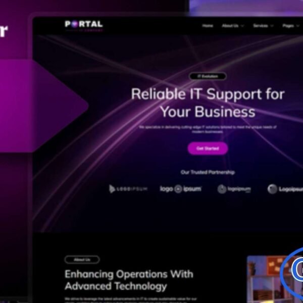 Portal – IT Company Elementor Template Kit Portal is a modern and professional Elementor Template Kit designed specifically for IT companies, tech startups, and software service providers. With clean layouts and a sleek, contemporary design, this kit allows you to showcase your services, projects, and team effectively. Built for the Elementor page builder, Portal makes it easy to customize every aspect of your website without any coding knowledge.