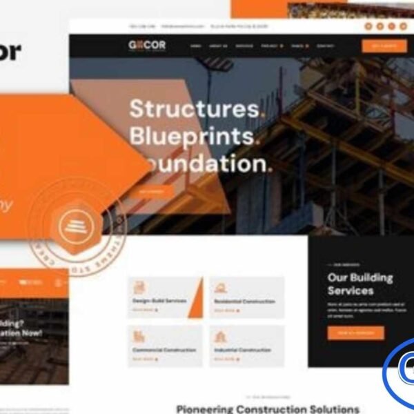 Gacor – Construction Company Elementor Template Kit Gacor is a modern and professional Elementor Template Kit specifically designed for construction companies, architectural firms, industrial projects, manufacturing businesses, and mechanical services. With a clean, visually appealing layout, this kit provides all the essential templates needed to showcase projects, services, and company expertise.
