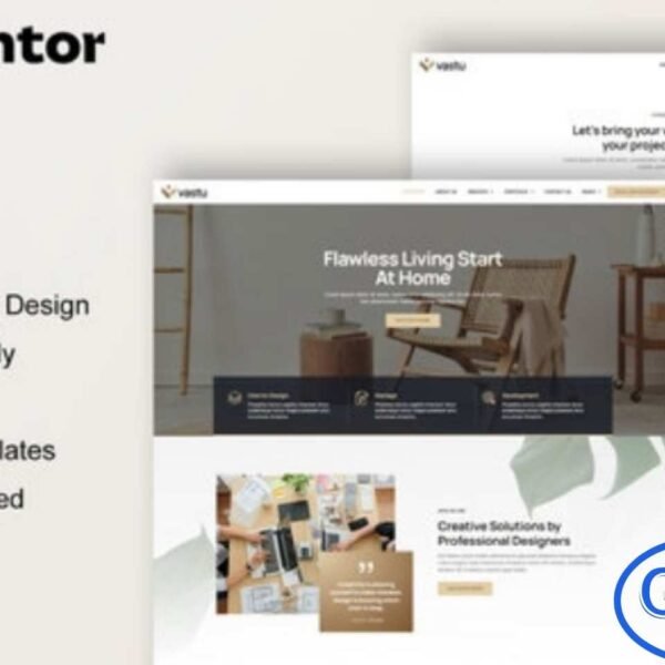 Vastu – Interior Design Service Elementor Pro Template Kit Vastu is a modern and professional Elementor Pro Template Kit designed for interior design services, architects, real estate businesses, and furniture companies. Showcase your projects, designs, and services with stylish, fully responsive layouts that are easy to customize. With Vastu, you can build a professional website quickly and effectively, highlighting your creativity and expertise without any coding.