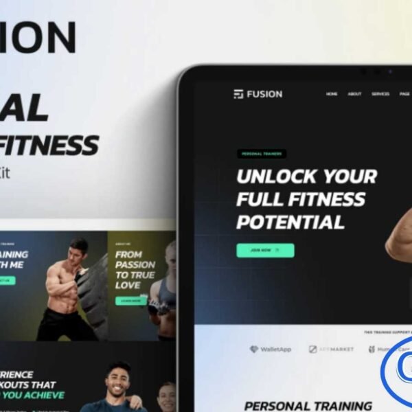 Fusion – Personal Trainer & Fitness Elementor Template Kit Fusion is a modern and professionally designed Elementor Template Kit perfect for personal trainers, fitness coaches, gyms, and online training programs. With its clean and engaging layout, Fusion allows you to build a fully functional, WordPress-based fitness website without writing a single line of code. Fully responsive and retina-ready, this kit is optimized for all devices and screen sizes.