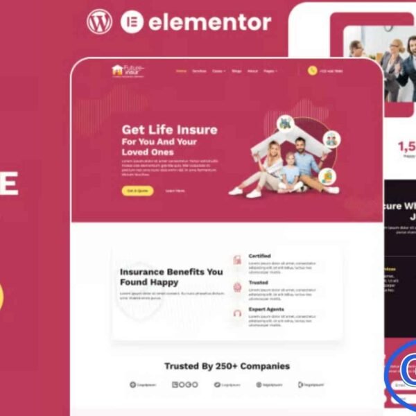 Future Insur – Insurance Company Elementor Template Kit Future Insur is a professionally designed Elementor Template Kit created specifically for family insurance providers and insurance companies. With its modern, clean, and user-friendly design, this kit helps you build a professional online presence that highlights coverage options, services, and client benefits.