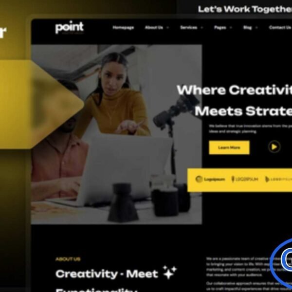 Point – Creative Digital Agency Elementor Template Kit Point is a modern and versatile Elementor Template Kit designed specifically for creative digital agencies, freelancers, and startups. Ideal for advertising agencies, marketing firms, design studios, and portfolio websites, this kit offers a professional and visually striking layout to showcase your services and projects.