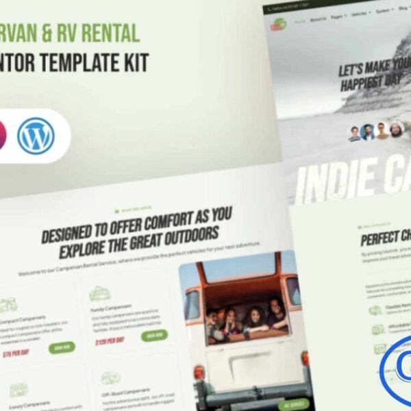VanTrek – Campervan & RV Rental Elementor Pro Template Kit VanTrek is a modern Elementor Pro Template Kit designed specifically for campervan and RV rental businesses. Perfect for travel agencies, road trip services, and adventure rental companies, this kit provides a professional, fully responsive design that works seamlessly on all devices.