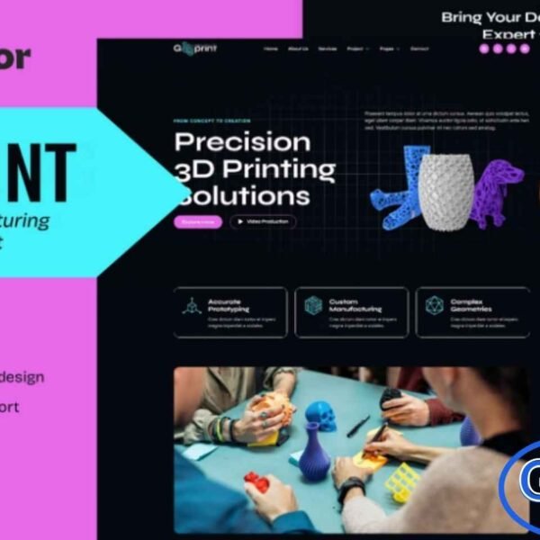 G3DPrint – 3D Printing & Manufacturing Elementor Template Kit G3DPrint is a modern and professionally designed Elementor Template Kit tailored for 3D printing, manufacturing, and prototyping service websites. With its clean, unique, and visually engaging layout, this kit allows businesses to showcase services, products, and innovations effectively. Fully responsive and compatible with all devices, G3DPrint ensures a seamless user experience.