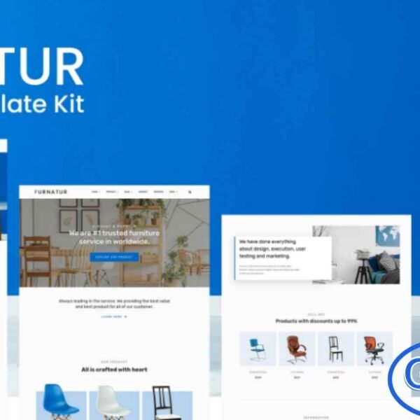 Furnatur – Furniture eCommerce Elementor Template Kit Furnatur is a modern and versatile Elementor Template Kit designed for furniture eCommerce stores, interior designers, manufacturers, and creative agencies. Perfect for online shops, product showcases, and personal portfolios, Furnatur combines a clean and stylish layout with intuitive navigation to highlight products and designs effectively.