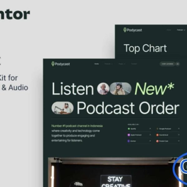 Podycast – Podcast & Audio Streaming Elementor Template Kit Podycast is a sleek and modern Elementor Template Kit designed for podcasters, audio streaming services, radio stations, and podcast networks. Perfect for showcasing audio podcasts, video podcasts, internet radio, and multimedia content, this kit offers a professional and visually engaging design.