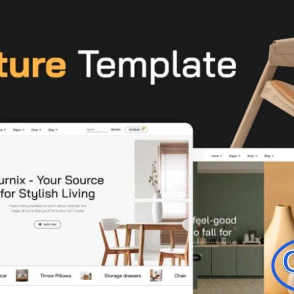 Furnix – eCommerce Store Elementor Pro Template Kit Furnix is a professionally crafted Elementor Pro Template Kit designed for furniture stores, online retailers, eCommerce shops, and modern furniture service providers. Featuring a clean, elegant design with a calming color palette and intuitive navigation, Furnix ensures a seamless and enjoyable shopping experience for your customers.