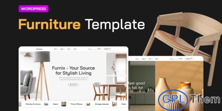 Furnix – eCommerce Store Elementor Pro Template Kit Furnix is a professionally crafted Elementor Pro Template Kit designed for furniture stores, online retailers, eCommerce shops, and modern furniture service providers. Featuring a clean, elegant design with a calming color palette and intuitive navigation, Furnix ensures a seamless and enjoyable shopping experience for your customers.